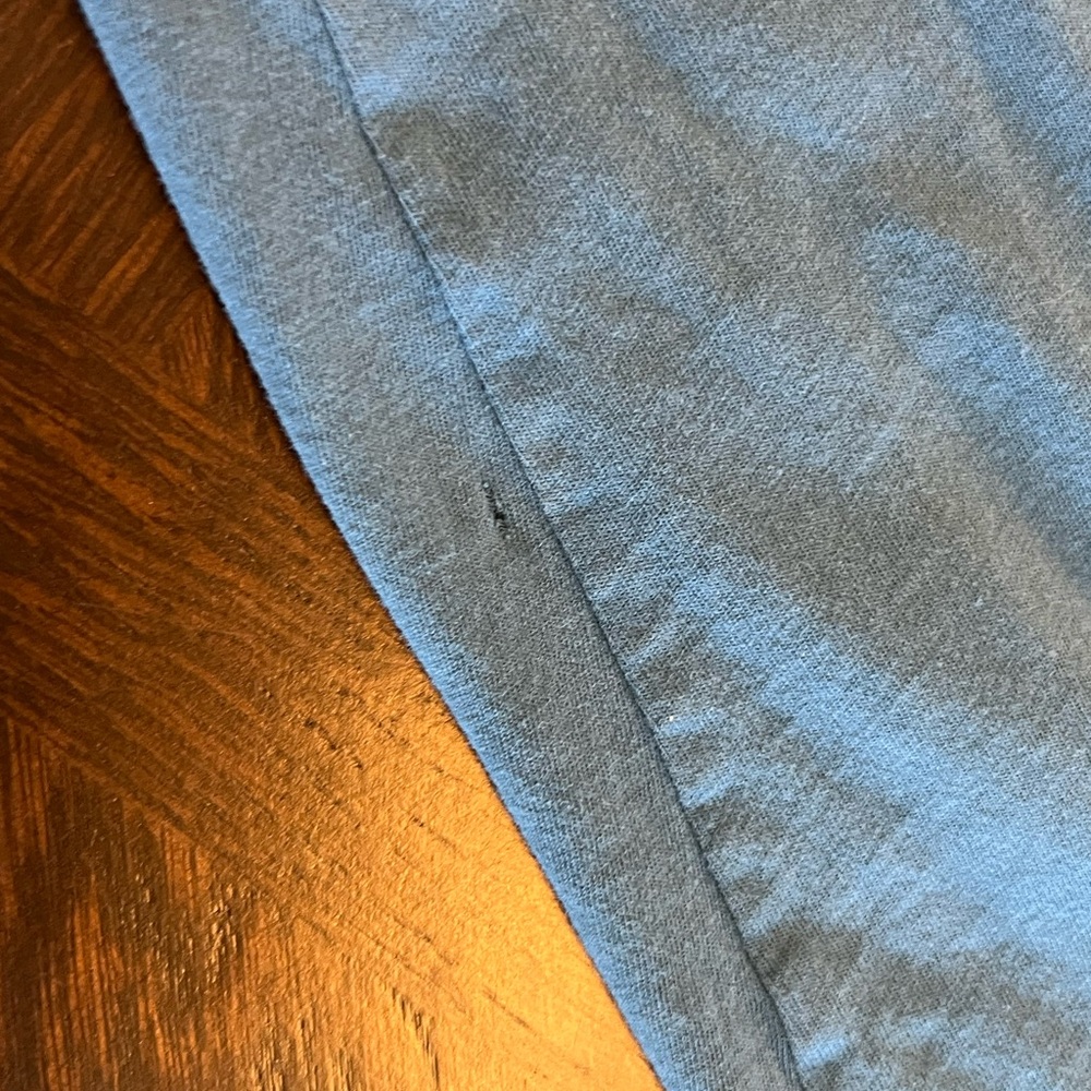 Blue and Gray Men's Raglan Shirt - Picture 4 of 4